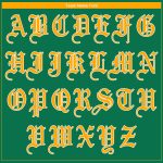 Custom Name & Number Kelly Green Gold-White Authentic Baseball Jersey for Team Personalized Kelly Green Gold-White Authentic