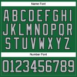 Custom Hockey Jersey with Name and Number in Kelly Green and Gray-Black Lace Neck Design Personalized Kelly Green Gray-Black