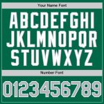 Custom Name Number Personalized Twinkle Star Baseball Jersey - 3D Gradient Kelly Green Gray-White Design Personalized Kelly