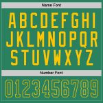 Custom Name and Number Kelly Green-Gold Hockey Jersey - Personalized Team Jersey Personalized Kelly Green Kelly Green-Gold