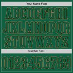 Personalized Kelly Green Authentic Baseball Jersey in Old Gold - Custom Team Apparel Personalized Kelly Green Kelly Green-Old