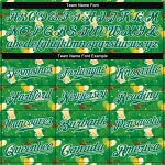 Custom St. Patricks Day Baseball Jersey with Personalized Name & Number, 3D Kelly Green-White Design, Authentic Team Apparel