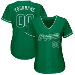 Personalized Kelly Green Baseball Jersey with Custom Name and Number - Authentic Team Gear Personalized Kelly Green Kelly