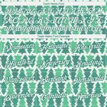 Personalized Kelly Green Christmas 3D Performance T-Shirt - Festive Green & White Design Personalized Kelly Green Kelly Green-White