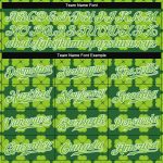 Custom St. Patricks Day Baseball Jersey - Personalized 3D Kelly Green Neon Design with Name & Number Personalized Kelly Green