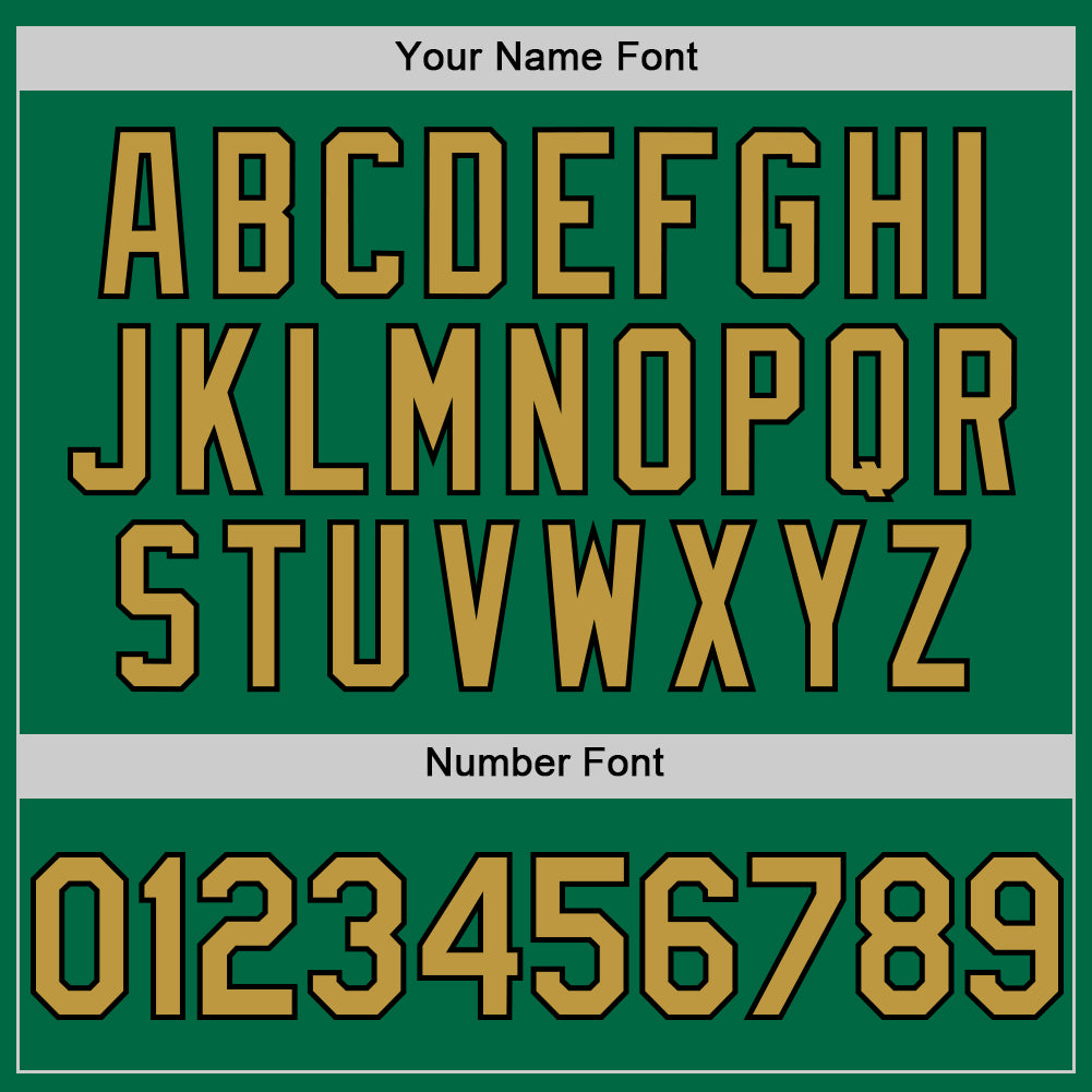 Personalized Kelly Green Old Gold-Black Authentic Sleeveless Baseball Jersey Personalized Kelly Green Black Old Gold Baseball Jersey Sleeveless Authentic Personalized Kelly Green Old Gold-Black Authentic - Image 4