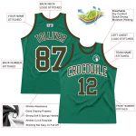Custom Name Number Olive-White Kelly Green Basketball Jersey Authentic Throwback Design Team Spirit Wear Personalized Kelly
