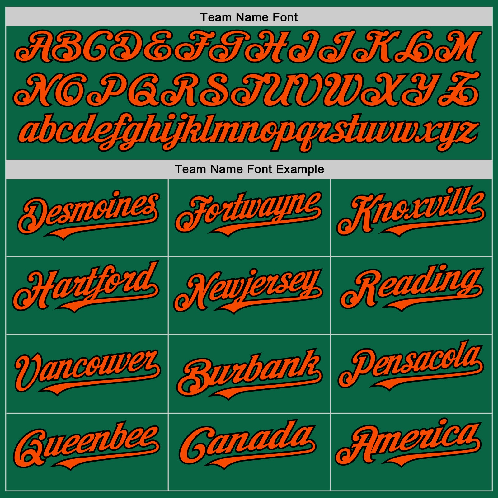 Personalized Kelly Green Orange-Black Line Authentic Baseball Jersey Team Custom Name and Number Custom Team Baseball Jersey - Personalized Kelly Green Orange-Black Line with Name and Number Personalized Kelly Green Orange-Black - Image 4