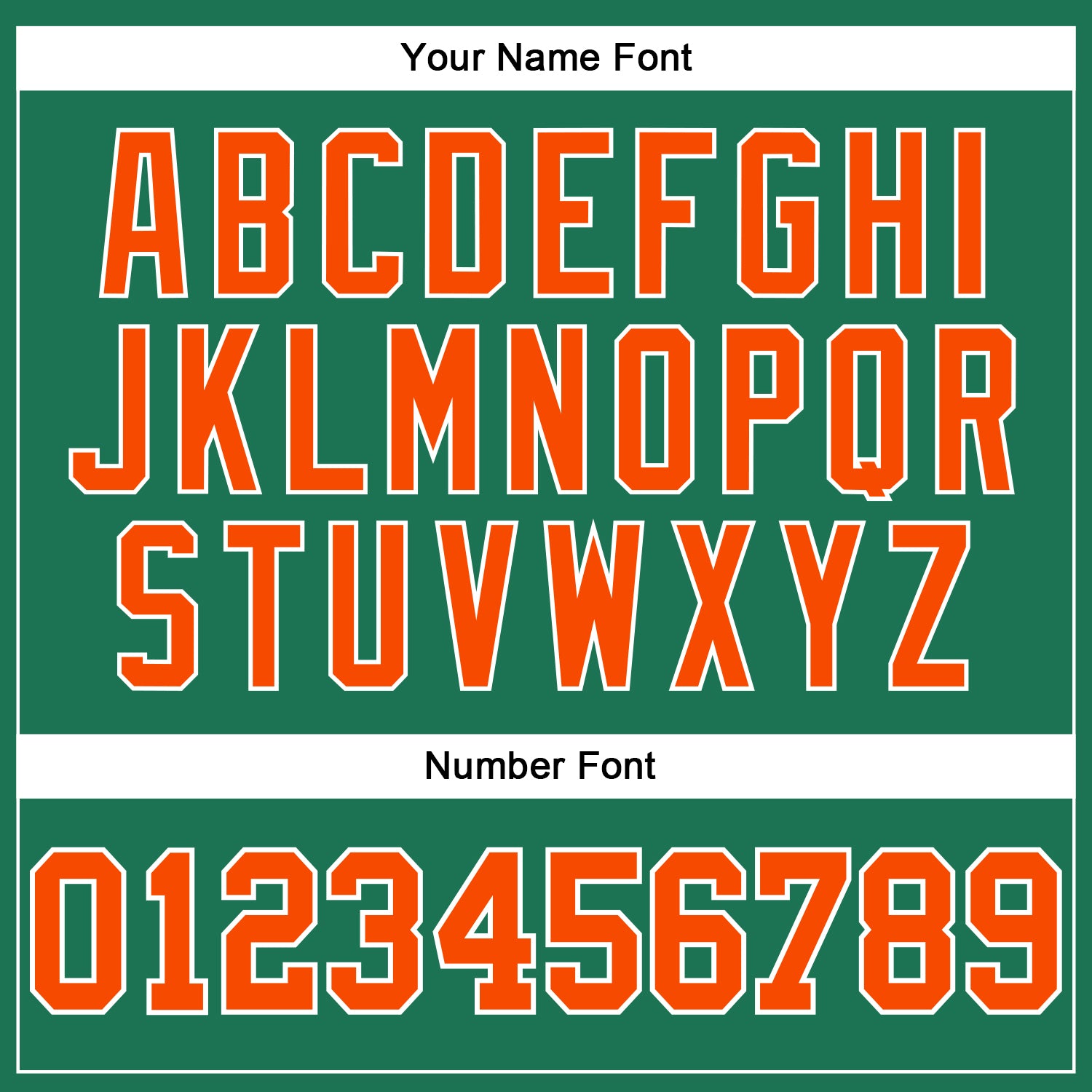 Personalized Kelly Green Orange-White Long Sleeve Performance Salute To Service T-Shirt Team Custom Name and Number Personalized Long Sleeve T-Shirt for Salute To Service - Green Orange-White, Custom Name & Number, Team Apparel Personalized - Image 5