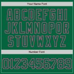 Custom 3D Pattern Baseball Jersey with Team Name and Number, Personalized Kelly Green and Pink Abstract Splatter Design Personalized