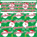 Custom Name Number 3D Santa Claus Performance Golf Polo Shirt - Personalized Kelly Green Red-White Design Personalized Kelly