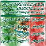 Personalized 3D Mexican Flag Baseball Jersey with Red-White Watercolor Grunge Design in Kelly Green Personalized Kelly Green