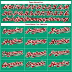 3D Mexico Authentic Baseball Jersey - Personalized Kelly Green Red-White Jersey Personalized Kelly Green Red-White 3D Mexico