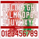 Custom Mexico Basketball Jersey with 3D Red-White Watercolored Design - Personalized Name and Number in Kelly Green Personalized