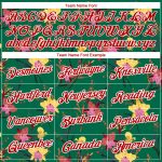 Custom Name and Number Performance T-Shirt - 3D Pattern Design Flowers in Kelly Green Red-White Personalized Kelly Green