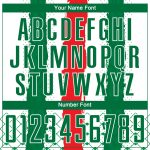 Personalized Mexico Soccer Jersey - Kelly Green Red-White Sublimation Uniform Personalized Kelly Green Red-White Sublimation