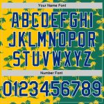 Custom Name Number Basketball Jersey Hawaii Palm Trees 3D Pattern Royal Gold Kelly Green Authentic Personalized Kelly Green