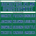 Personalized Royal-White Kelly Green Baseball Jersey - Authentic Throwback Style Personalized Kelly Green Royal-White Mesh