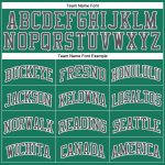 Custom Name and Number Authentic Basketball Jersey - Personalized Kelly Green Steel Gray-White Throwback Design Personalized