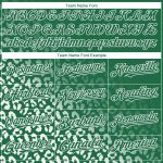 Custom Name Number Leopard Print Fade Baseball Jersey Kelly Green White 3D Pattern Fashion Authentic Personalized Kelly Green