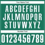 Custom Name and Number Personalized Kelly Green Baseball Jersey - Authentic Team Gear Personalized Kelly Green White Authentic