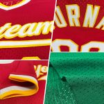 Personalized Authentic Throwback Baseball Jersey in Kelly Green and White Personalized Kelly Green White Authentic Throwback