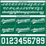 Personalized Authentic Throwback Basketball Shorts in Kelly Green and White Personalized Kelly Green White Authentic Throwback