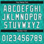 Custom 3D Pattern Baseball Jersey with Personalized Name & Number - Kelly Green, White, Black Design Personalized Kelly Green