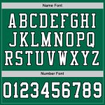 Personalized Kelly Green Mesh Football Jersey - Authentic White and Black Design Personalized Kelly Green White-Black Mesh