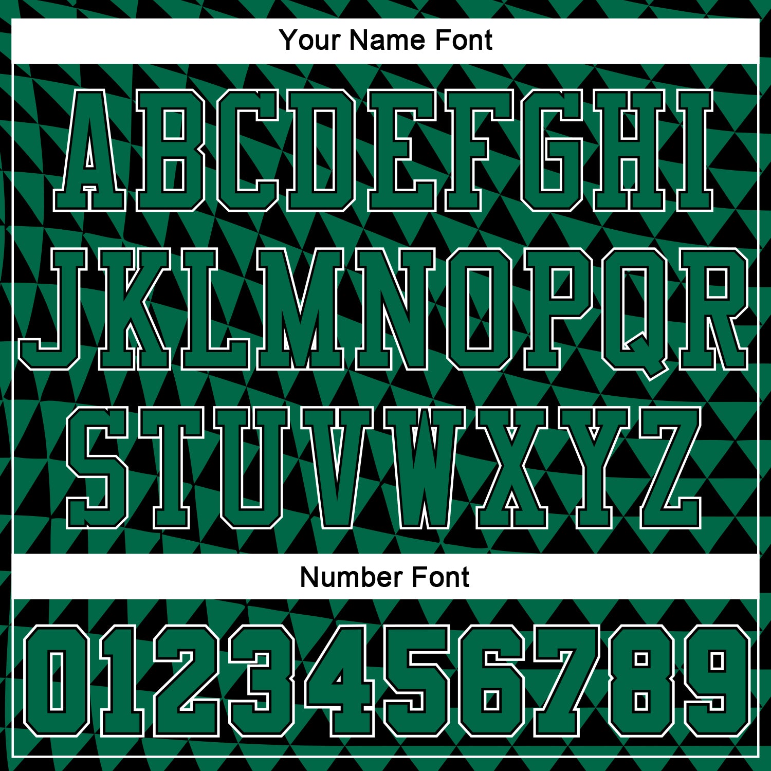 Personalized Kelly Green White-Black Triangle Shapes Round Neck Sublimation Basketball Suit Jersey Team Custom Name and Number Custom Basketball Jersey with Name & Number - Personalized Kelly Green Triangle Design, Round Neck Sublimation Suit Personalized - Image 4