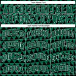 Custom Basketball Jersey with Name & Number - Personalized Kelly Green Triangle Design, Round Neck Sublimation Suit Personalized
