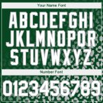 Custom Leopard Print Baseball Jersey - Personalized Kelly Green White-Gray 3D Design with Team Name & Number Personalized