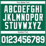 Custom Name and Number Authentic St. Patricks Day Baseball Jersey - Personalized Kelly Green and White-Gray Sleeveless Design