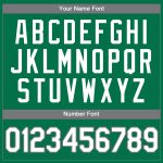 Personalized St. Patricks Day Baseball Jersey - Kelly Green White-Gray Authentic Design Personalized Kelly Green White-Gray