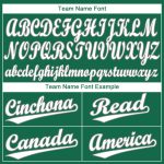 Personalized Green Baseball Jersey - Custom White-Gray Team Apparel Personalized Kelly Green White-Gray Baseball Jersey