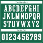 Personalized Green Baseball Jersey - Custom White-Gray Team Apparel Personalized Kelly Green White-Gray Baseball Jersey