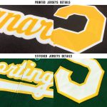 Personalized Green Baseball Jersey - Custom White-Gray Team Apparel Personalized Kelly Green White-Gray Baseball Jersey
