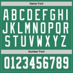Custom Team Jersey with Name and Number in Kelly Green, White, and Gray - Personalized Hockey Jersey Personalized Kelly Green