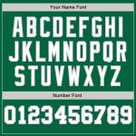 Custom Name Number Baseball Jersey - Authentic Kelly Green White-Gray Pinstripe Fashion Team Jersey Personalized Kelly Green