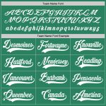 Custom Name Number Kelly Green White Hockey Jersey Personalized Team Gear Personalized Kelly Green White Hockey Jersey Team