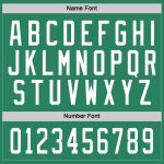 Custom Name Number Kelly Green White Hockey Jersey Personalized Team Gear Personalized Kelly Green White Hockey Jersey Team