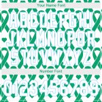 Personalized Breast Cancer 3D Pattern Baseball Jersey in Kelly Green & Light Blue Personalized Kelly Green White-Light Blue