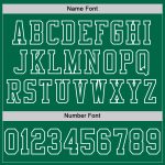 Personalized Green and White Mesh Authentic Football Jersey - Custom Team Gear Personalized Kelly Green White Mesh Authentic