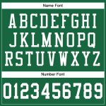 Custom Name Number Authentic Football Jersey - Personalized Kelly Green White Mesh Personalized Kelly Green White Mesh Authentic
