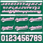 Custom Name and Number Authentic Basketball Shorts in Kelly Green with White and Pink - Personalized Team Gear Personalized