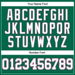 Custom Team Name Number Authentic Basketball Jersey in Kelly Green White-Pink - Personalized Throwback Style Personalized