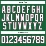 Custom Name Number Hockey Jersey - Personalized Kelly Green White Pink Lace Neck Team Apparel Personalized Kelly Green White-Pink