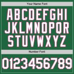 Custom Team Name Number Mesh Baseball Jersey Kelly Green White-Pink Authentic Throwback Personalized Kelly Green White-Pink