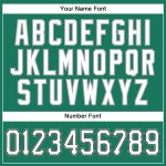 Custom Name Number Kelly Green White Pinstripe Authentic Baseball Jersey - Personalized Team Jersey Personalized Kelly Green