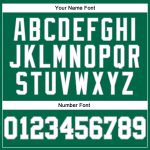 Personalized Kelly Green and White Pinstripe Authentic Basketball Jersey Personalized Kelly Green White Pinstripe White-Gray